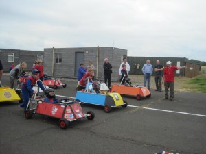 Teams Line Up for the Race