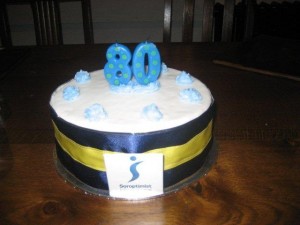 Special Cake for SIGBI's 80th