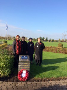 President Lesley representing Lichfield at the Arboretum