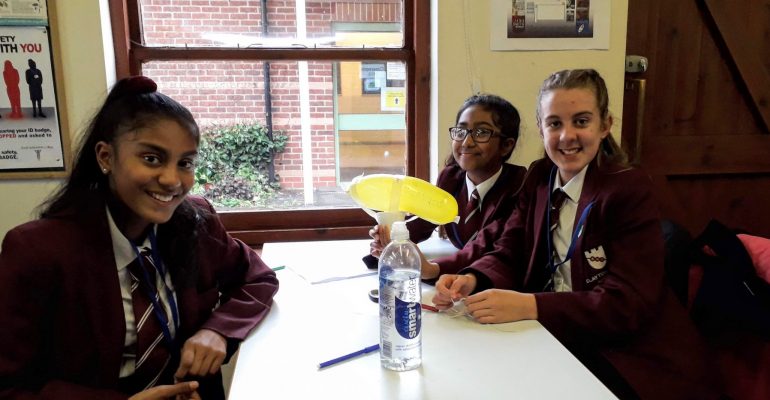 Skirting Science 2019 - group of 3 girls