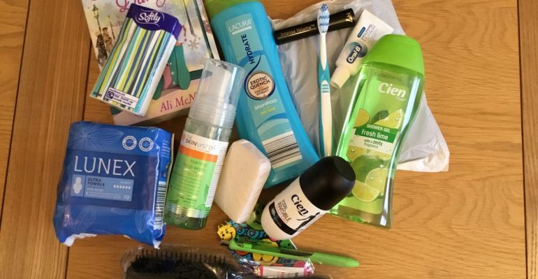 Toiletries for inclusion into Mums' Bags