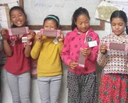 Menstrual health training in Nepal