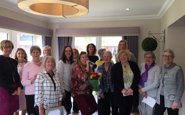 Club members attending our Mental Health Awareness Coffee Morning in April 2019