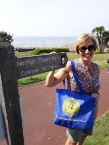 Soroptimist Tote Bag at the Norfolk Coast Path