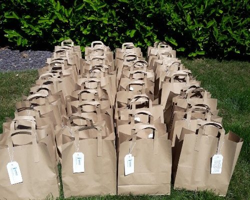 Pamper bags ready for delivery