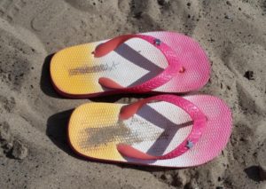 World Tsunami Awareness Day - Photo of Child's Flip Flops