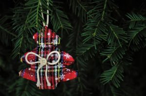 Green Christmas - Hand made Tree Decoration