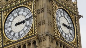 Photo of the clock face of Big Ben