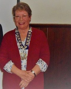 President of SI Llandudno for 2017-201., President Elaine