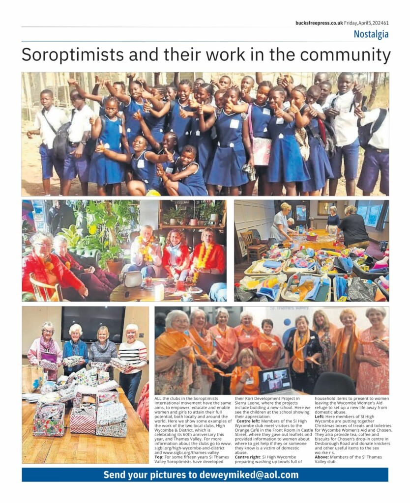 A Tale of Two Soroptimist Clubs in the News