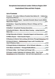 SILC Brochure 2024 List of Contents