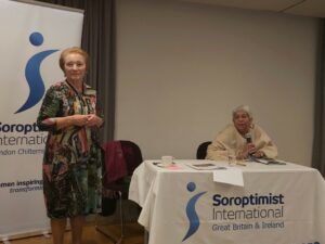 SILC AGM - Pam Robertson Thanks to Pat Dale Oct 24