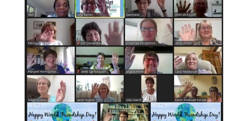 Zoom Call with Soroptimist Friendship Link Clubs 30 July