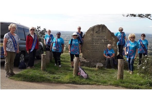 Medway and Maidstone Soroptimists on Memory Walk 6 September 2020