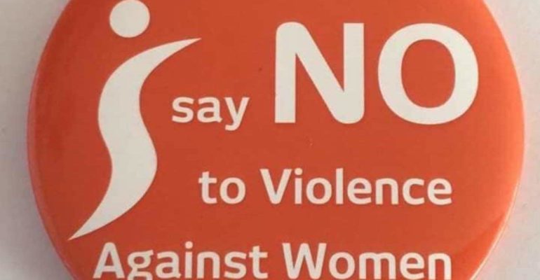 Soroptimist badge Says No