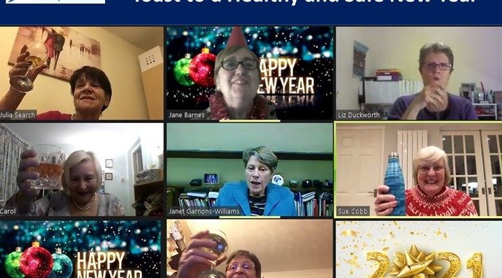 Soroptimists Toast New Year Dec 31