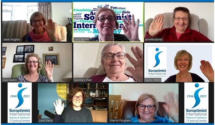 Members at Zoom Induction 21May 2021