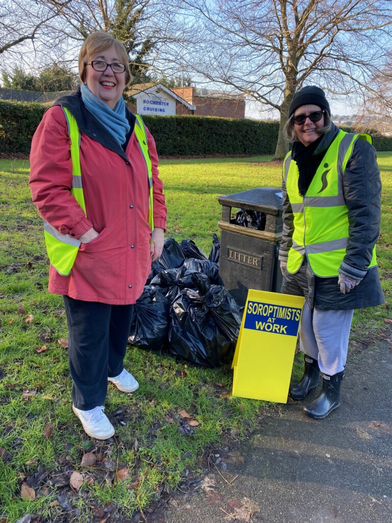 Where was the Soroptimist's first litter pick in 2023? News Blog