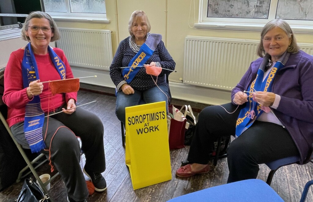 How Much Did The Soroptimists Raise Knitting For Blythswood News