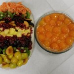 Tasty Fruit Tray and Apricot Pie