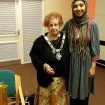 President Alwyn Kraus with President Elect Uzma Kazmi