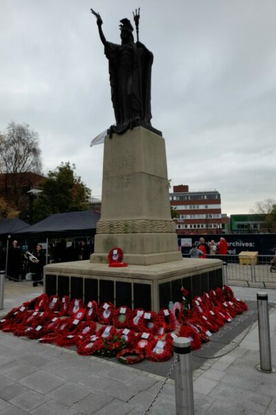 Crewe War memorial November 2024