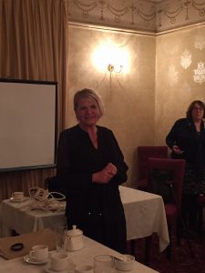 Sylvia Lancaster OBE at Rossendale Soroptimists club meeting