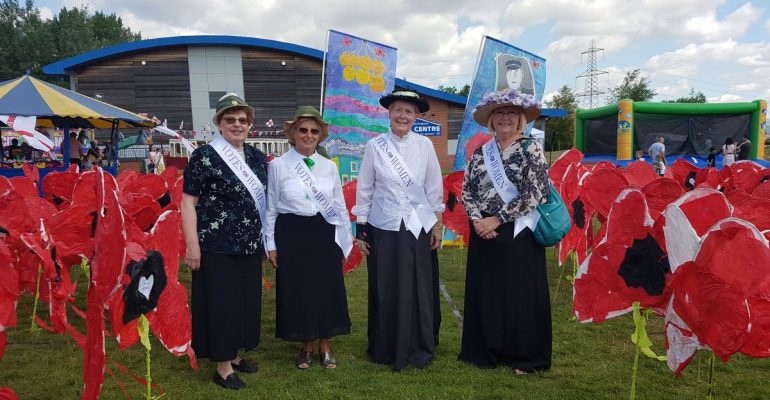 Rishton and Great Harwood Soroptimists on parade at the Risghton Festival 2018