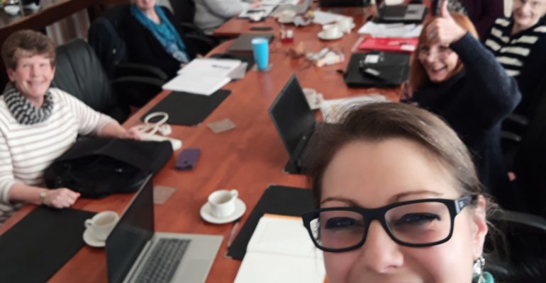 North West Soroptimists attending a workshop on Search Engine Optimisation (SEO) in Chorley, led by Rachel of GrowTraffic Ltd