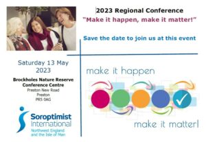 Northwest Soroptimists Regional Conference 2023 - flyer