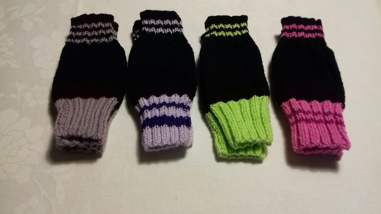 Fingerless mitts