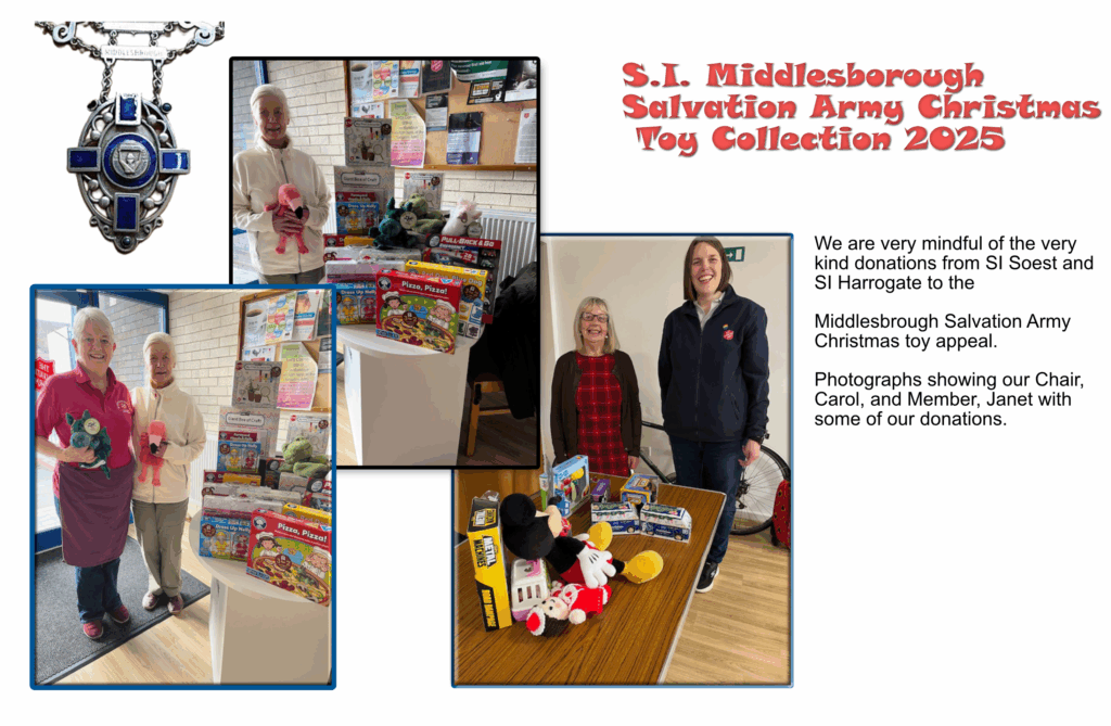 S.I. Middlesborough - Salvation Army Christmas Toy Donation 2025