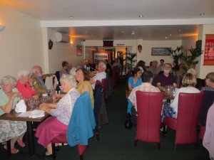 Photo of dinner at Yeti Nepalese restaurant (Oxford)