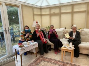 SIOD members raising money with a read-in