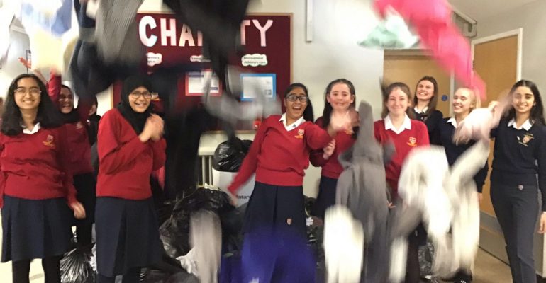 Members of the Soroptimiss Club after the Wrap Up Lancs project