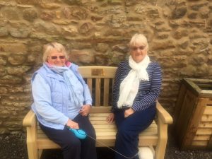 Past Presidents Sue & Judith on our memorial bench