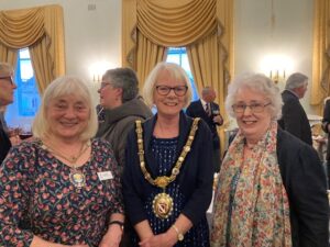 Jan and Margaret with the new Mayor, Ann Brewer