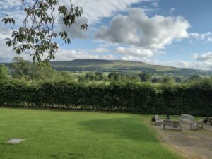 View from the Jonas Centre in Wensleydale