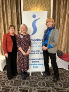 Dame Vera Baird with Sue Eastham and the Yorkshire Region President