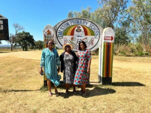 SI Harare ladies at Dalston School, Zimbabwe