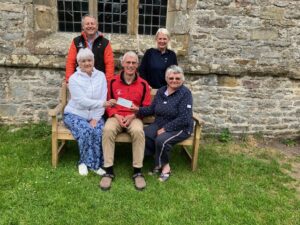 Cheque prsented to-Marrick-Priory