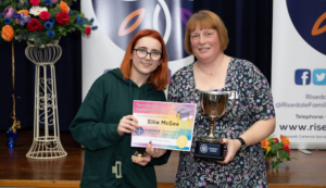 Ellie McGee receives Soroptimist Cup 