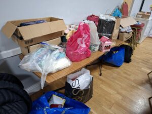 Donations for Hampers and warm rail
