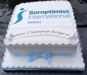 SI Salisbury's first birthday cake 