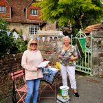 A warm welcome on the door