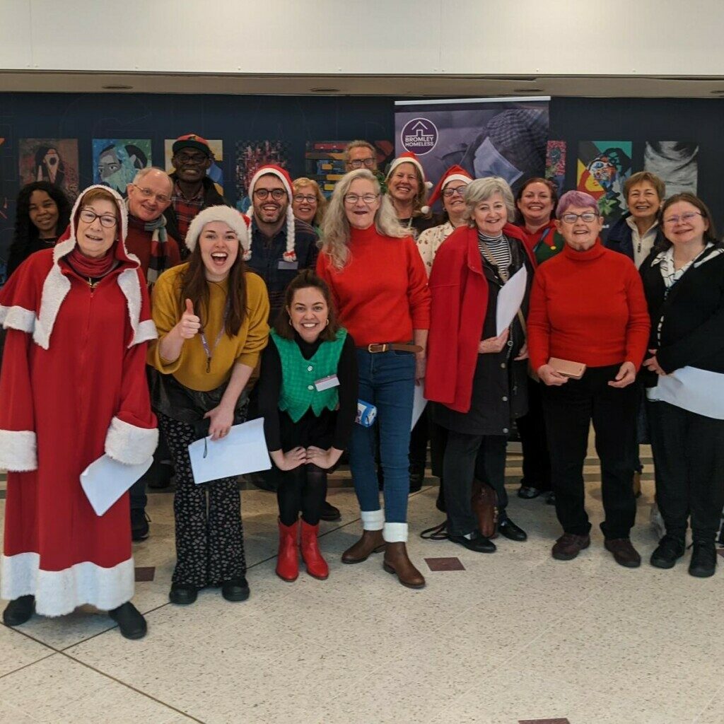 Where did President Alison join in the Christmas scratch choir?