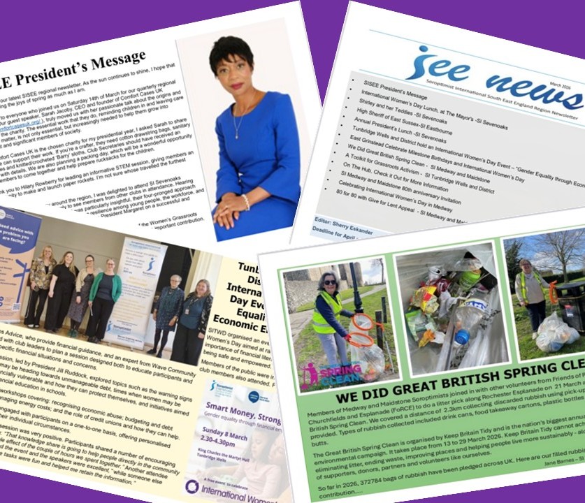 Welcome to our March edition of SEE News