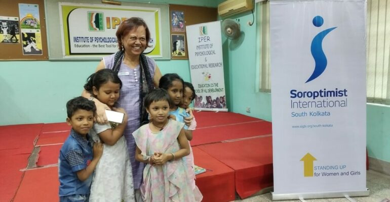 SISK celebrates international litercy day with the kids of IPER Kolkata