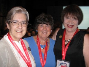 Margaret Molyneux (c) with Federation Programme Action colleagues