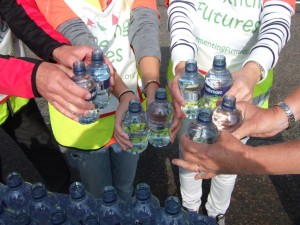Water for the heroic Marathon runners